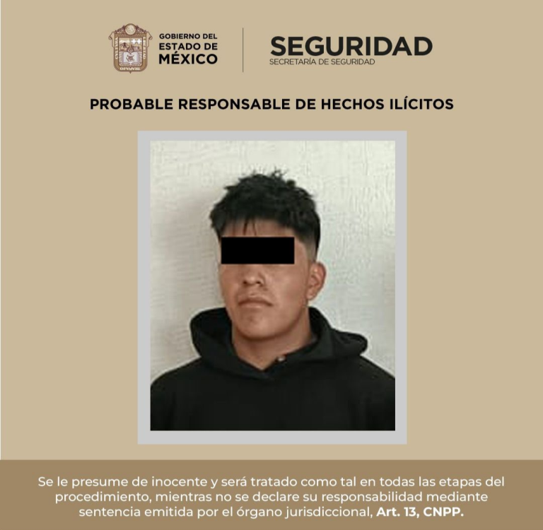 En Chiconcuac Edoméx, Participó en Secuestro exprés de Taxista