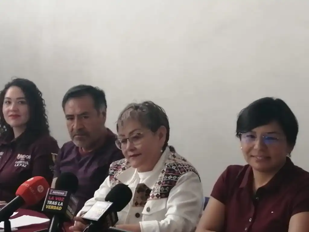Martha Guerrero candidata a la alcaldía de la Paz por Morena, PT , PVEM no pedirá protección pese a Agresione s y Bloqueos de Priistas