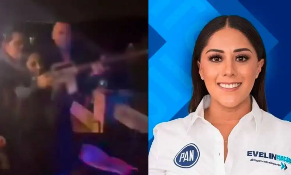 Es Captada Candidata del PAN en Jilotzingo Disparando una AR-15
