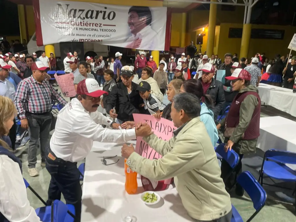 El trabajo en equipo y la continuidad es la clave del progreso en Texcoco Edoméx, asegura Nazario Gutiérrez