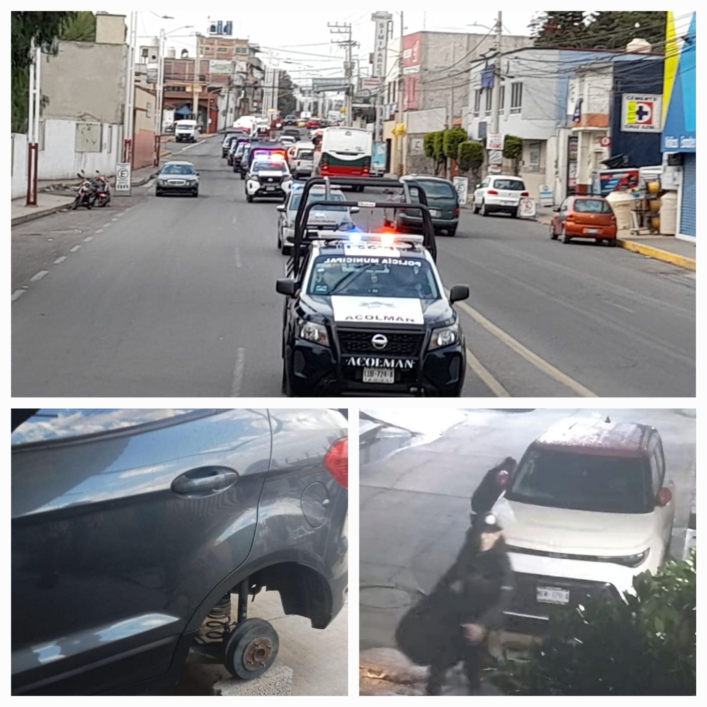 Capturan en el combate frontal contra la delincuencia, en Acolman Edoméx a presunta banda que se dedicaba al ro bo de autopartes