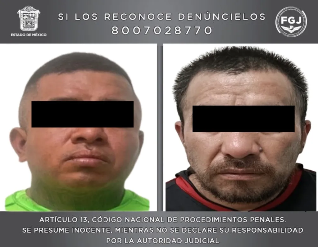 Son acusados estos dos sujetos de Asesinar a Sangre Fría a Hombre en Ixtapaluca y herir a otro