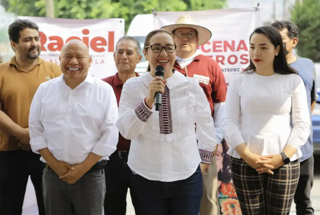 Los candidatos Azucena Cisneros y Raciel Pérez Firman convenio de seguridad