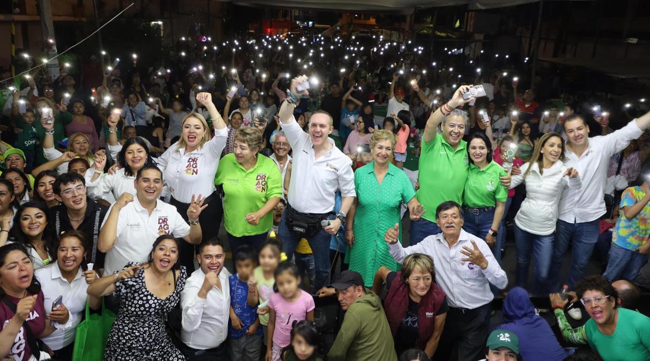 No les fallé antes y no les fallaré ahora, expresa Adrián Rubalcava a vecinos de Cuajimalpa y pide votar por  los candidatos de morena, PVEM y PT