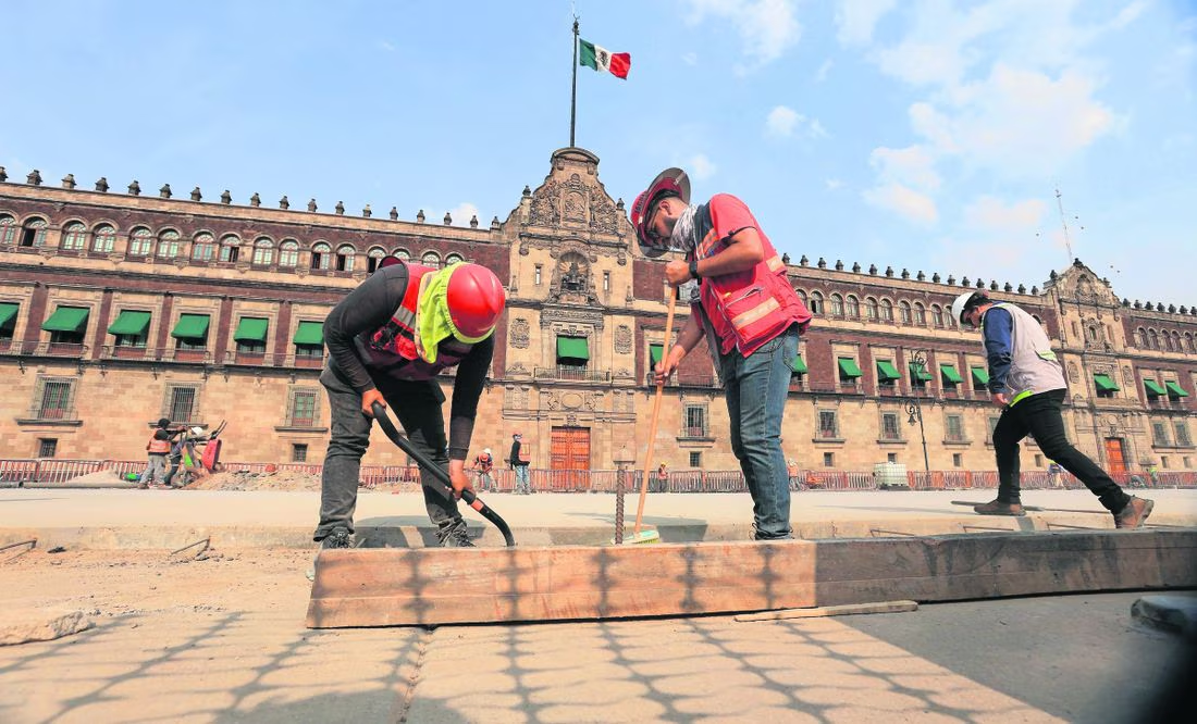 Afinan detalles para la apertura del Zócalo peatonal