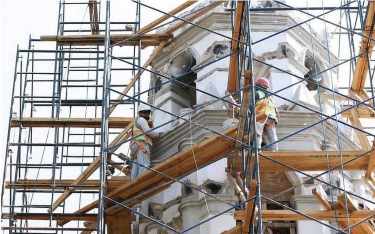 Casi se concluyen los trabajos de restauración de 300 templos, iglesias y parroquias dañadas por el sismo de 2 017