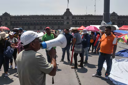 CNTE asegura que permitirá unas elecciones pacificas, pero mantendrá sus protestas