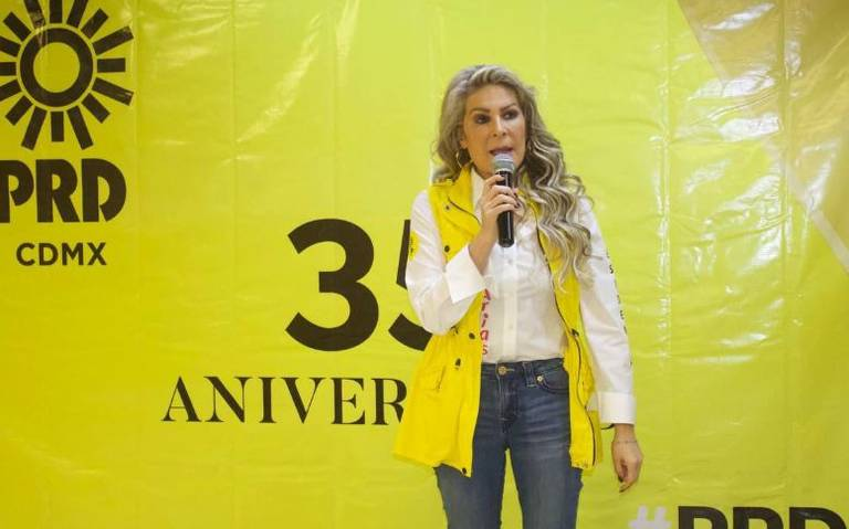 PRD llega a su 35 aniversario y Nora Arias dice que no claudicarán