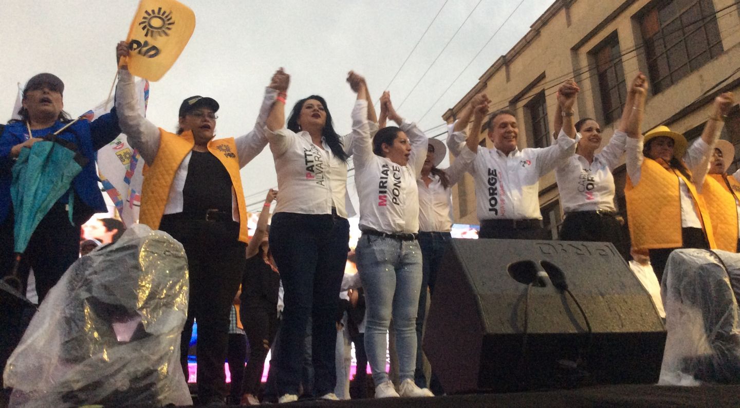 En Texcoco Edoméx, Candidatas cierran campaña