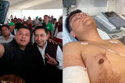 Intentan Policías asesinar a hijo de candidato de Morena en Metepec Edoméx; acusan al ex edil panista Fernando  Flores