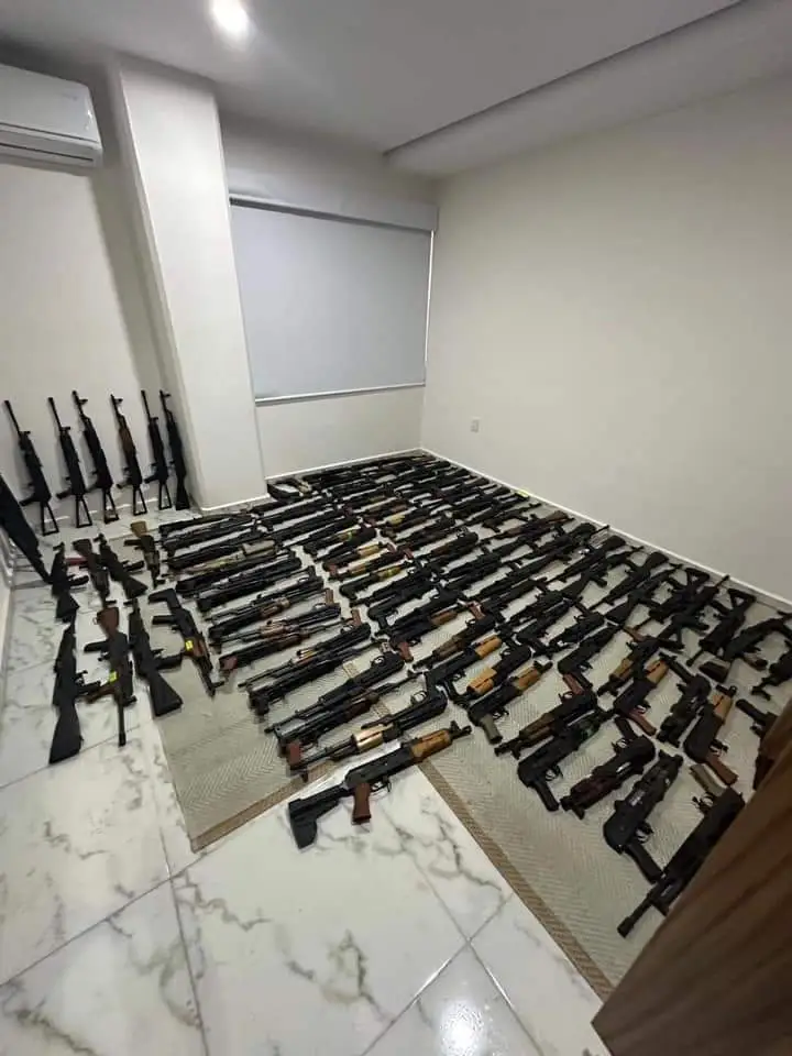 En Boca del Río, Veracruz México, Aseguramiento de Armas y Droga