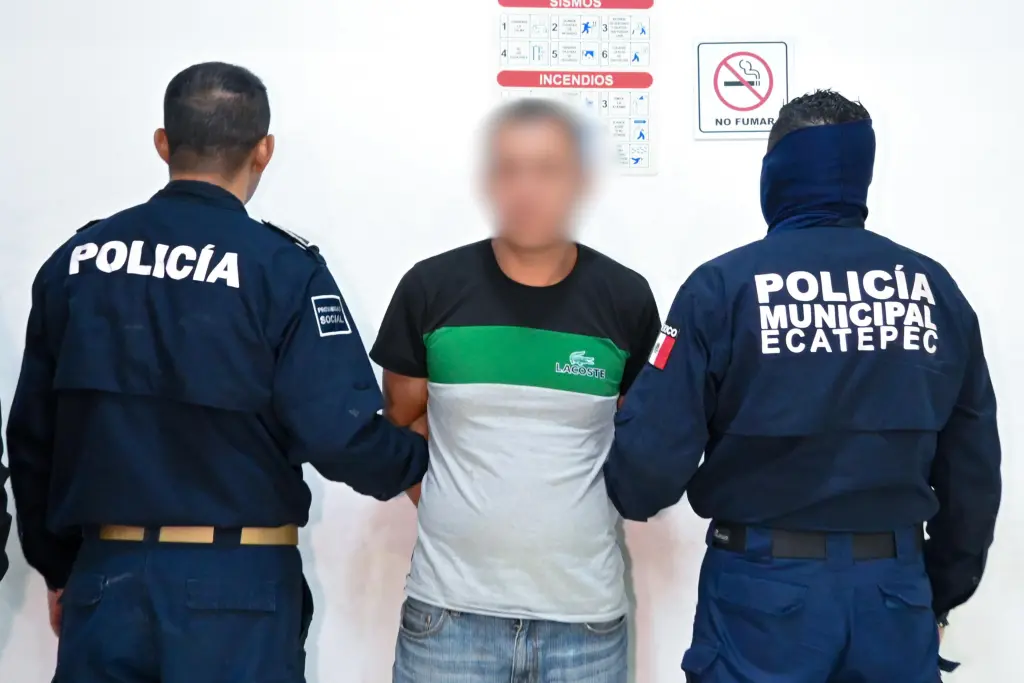 En Ecatepec Edoméx, Comunicado de Prensa, Detención de Sospechoso por Asalto a Lavandería