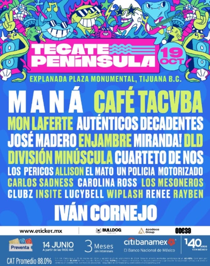 TECATE PENÍNSULA 2024 El festival más grande de la frontera está aquí