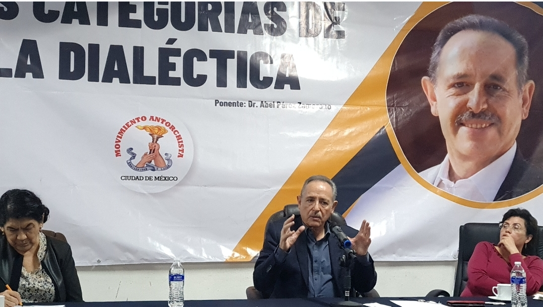 Abel Pérez dicta conferencia sobre “Las categorías de la dialéctica” a activistas de la CDMX