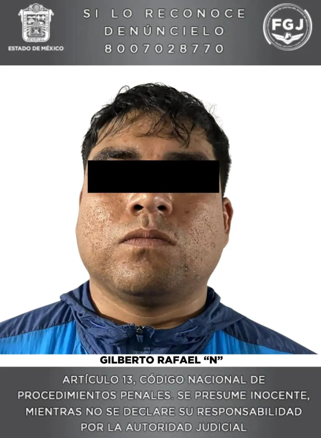 El Presunto generador de violencia en el Valle de Toluca Edomex, fue vinculado a proceso por extorsión
