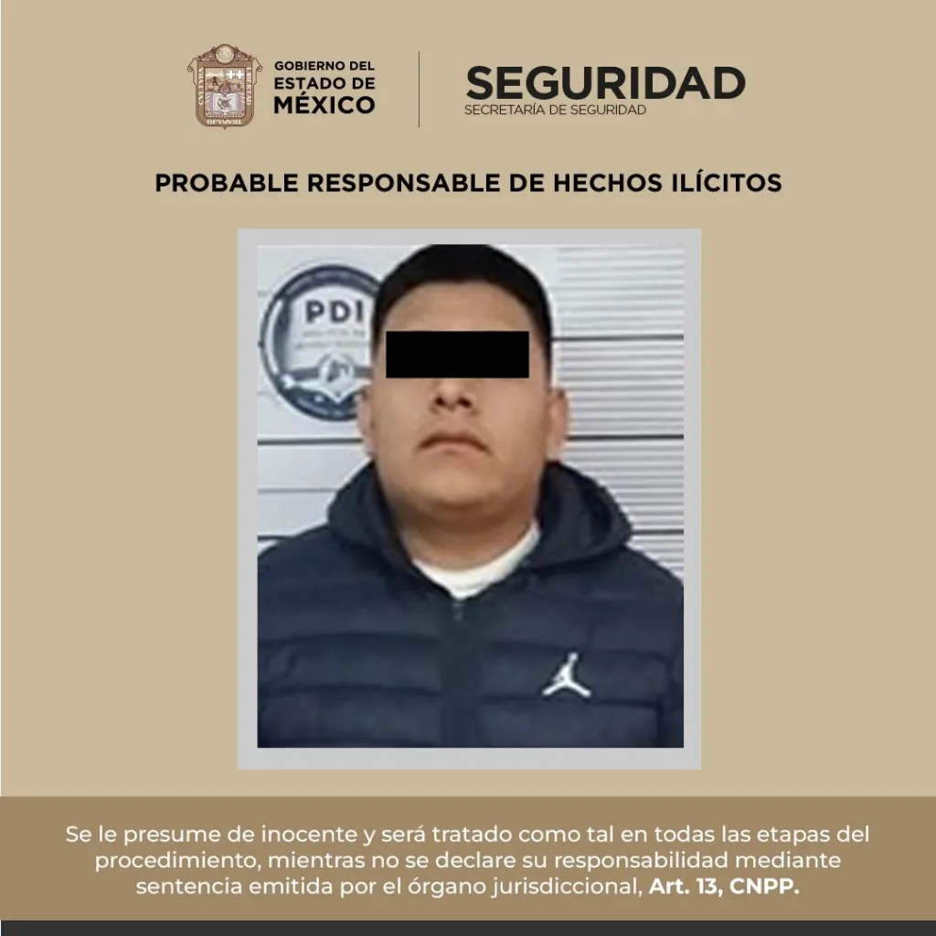A Falso Oficial capturan en Teoloyucan Edomex, la SS Actúd
