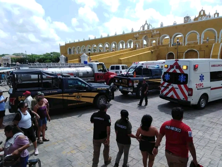 Se Desplome en el Mercado de Izamal Deja Tres Mujeres Lesionadas en Yucatán México