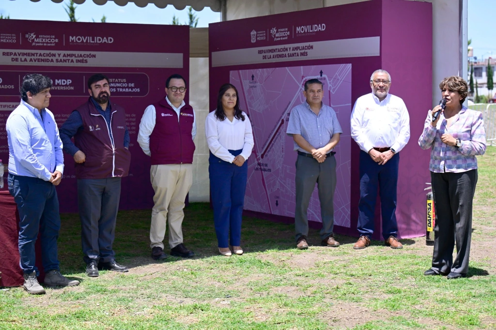 La Gobernadora Delfina Gómez Álvarez inicia 54 obras de movilidad y transporte para el Estado de México