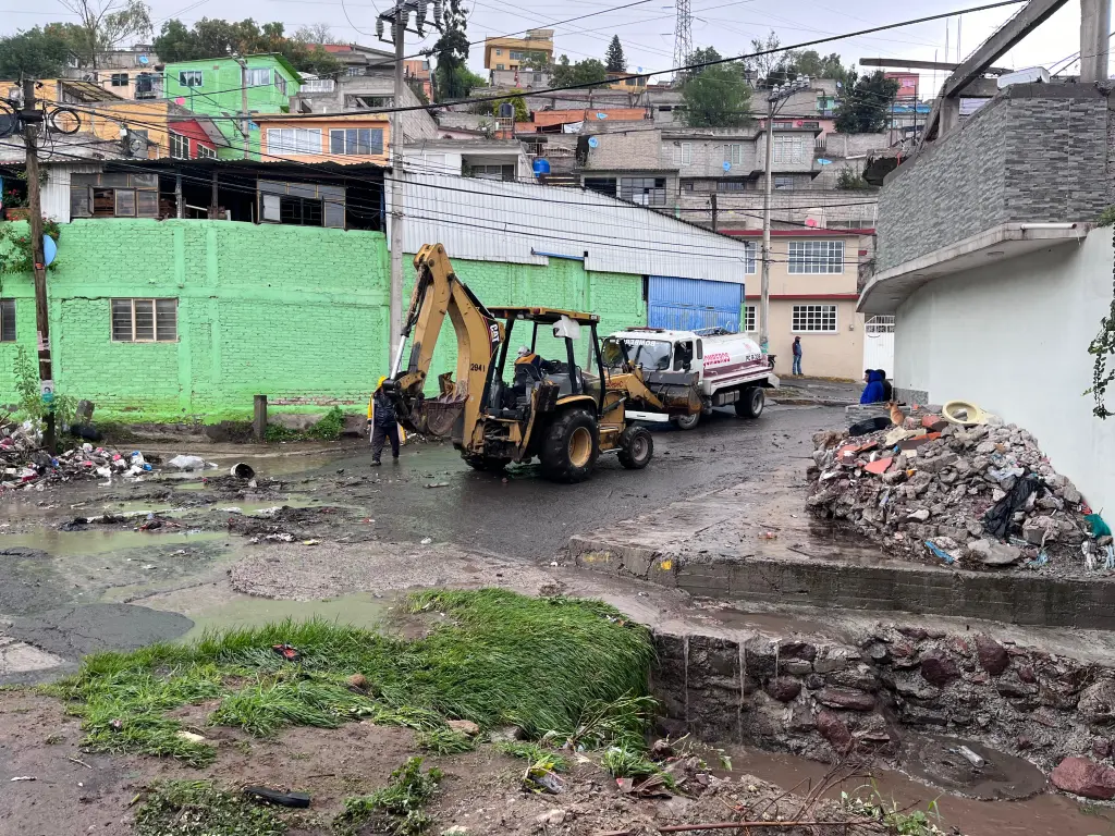 Niega Gobierno de Ecatepec Edoméx, existencia de una Presa en Tierra Blanca y que se hacen labores de limpieza  en el Arenero