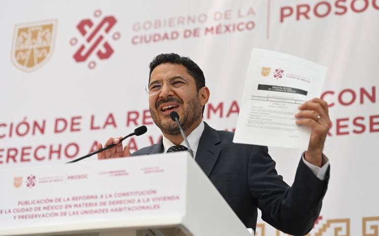 Ya se publica en la gaceta de la CDMX el presupuesto de las Unidades Habitacionales: Batres
