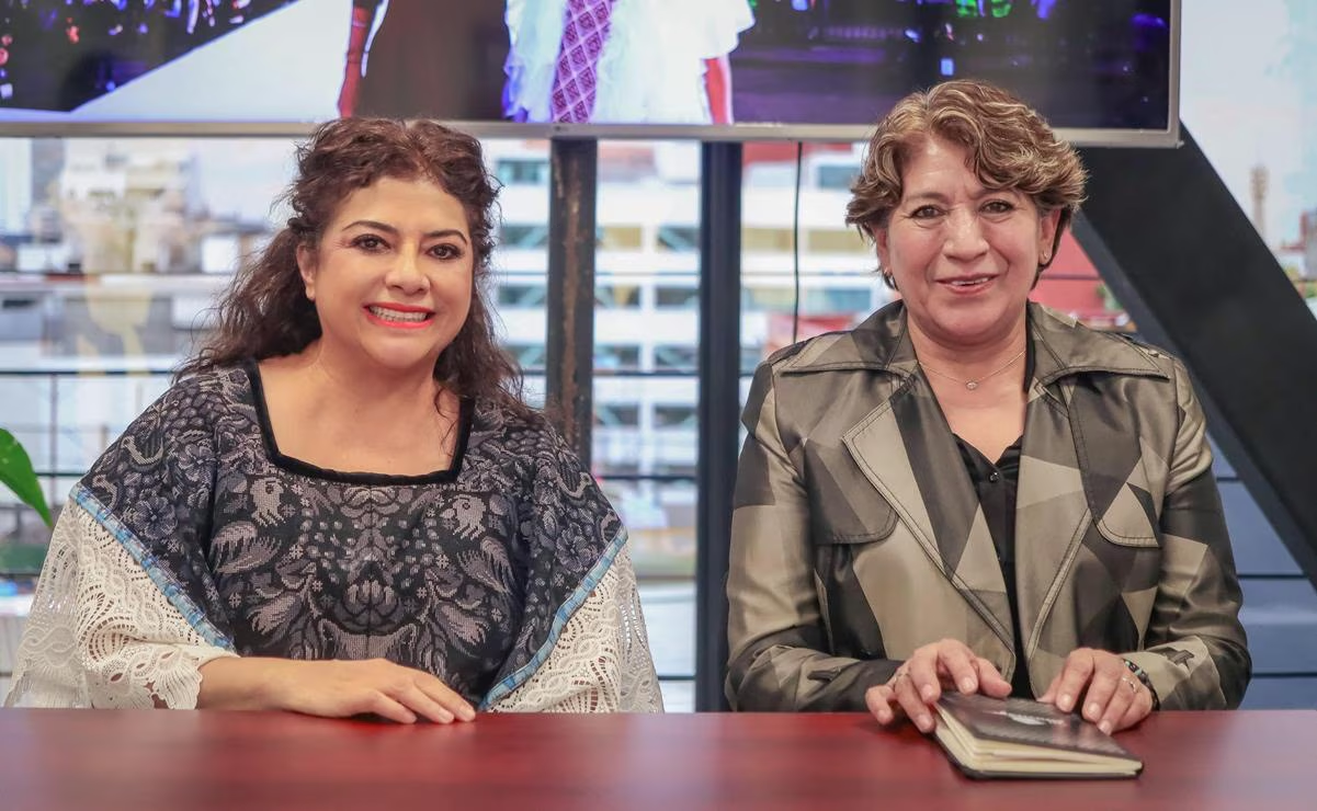 Se reúnen Clara Brugada y Delfina Gómez para abordar temas de la CDMX y el Edomex
