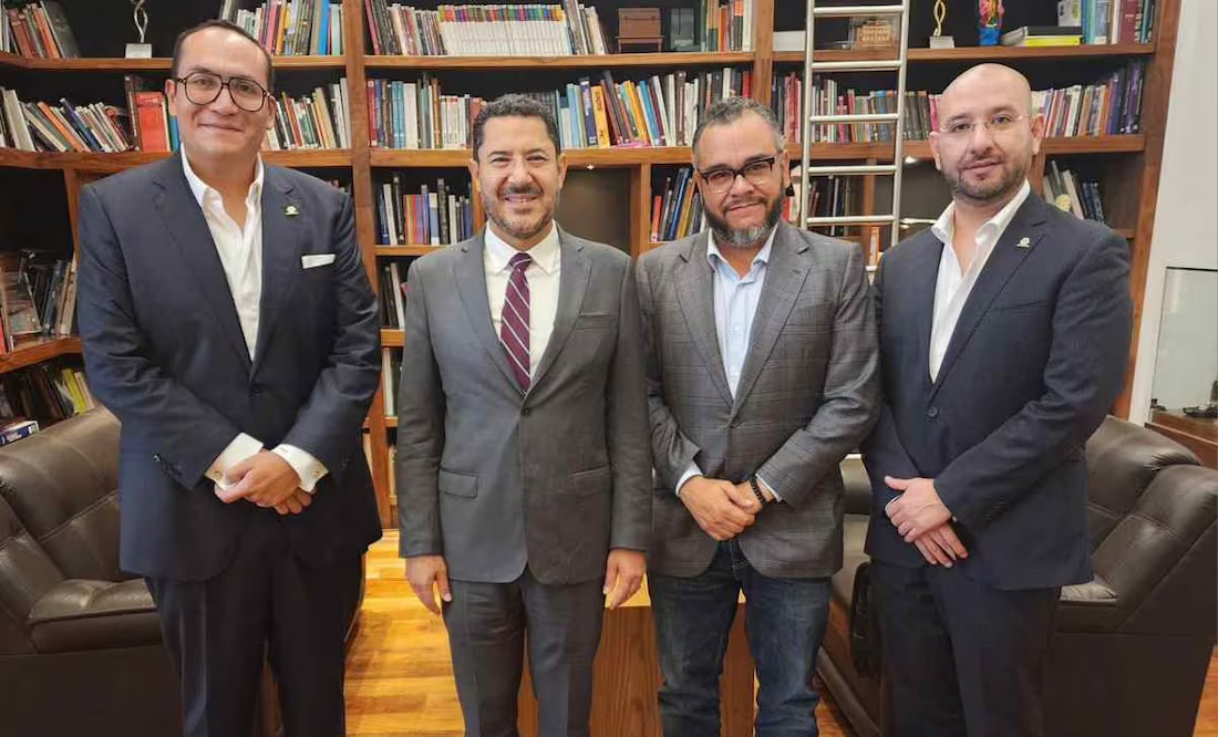 Batres se reúne con el nuevo titular de la Coparmex CDMX, Adal Ortiz Ávalos