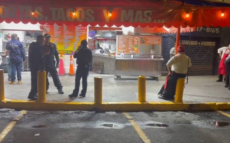 Balean a dos sujetos en una taquería de Coyoacán