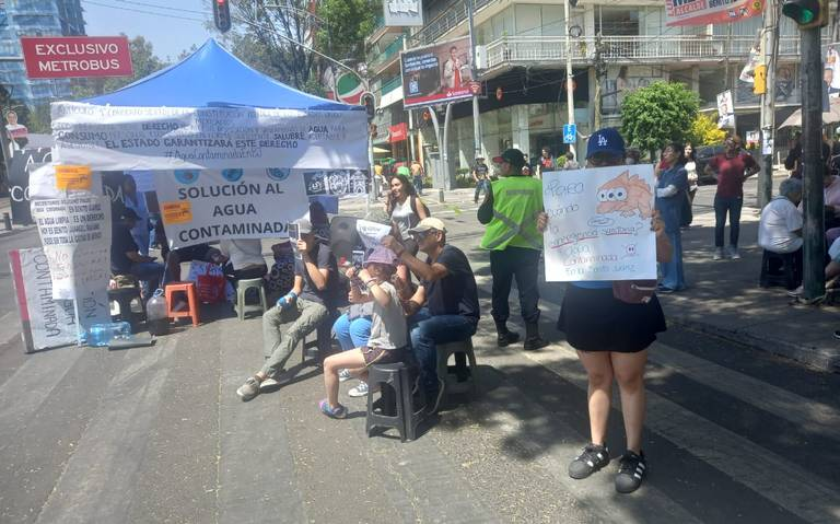Exigen que el gobierno de la CDMX de a conocer información sobre el agua contaminada en Benito Juárez
