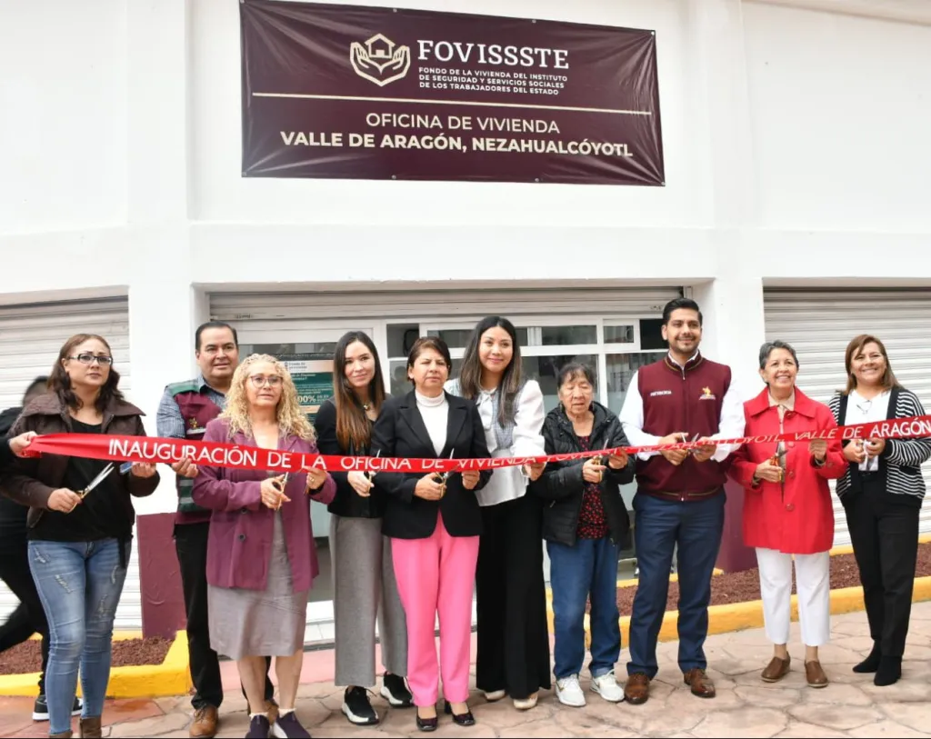 Alcalde Adolfo Cerqueda Inaugura Primer 0ficna de Fovissste del Oriente de Valle de México