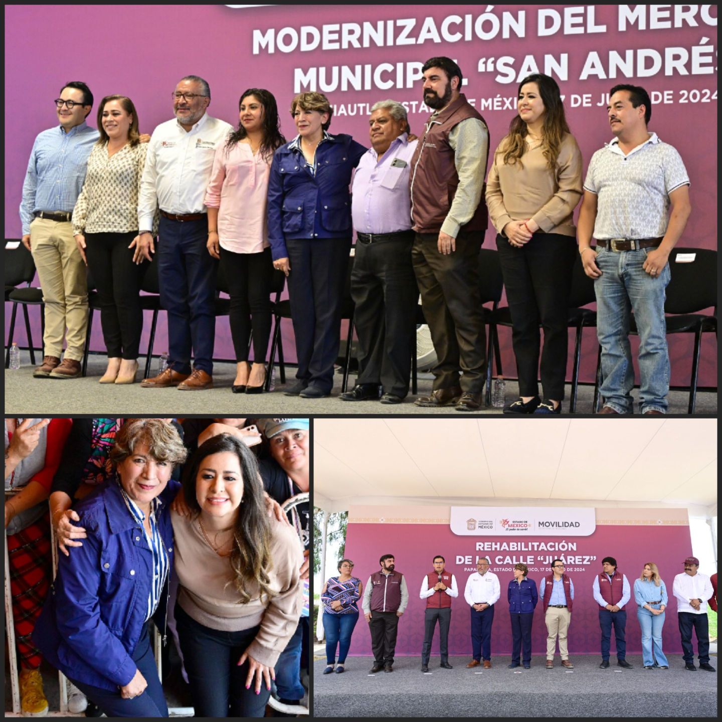 Entregó la Gobernadora Delfina Gómez obras en municipios se la región texcocana