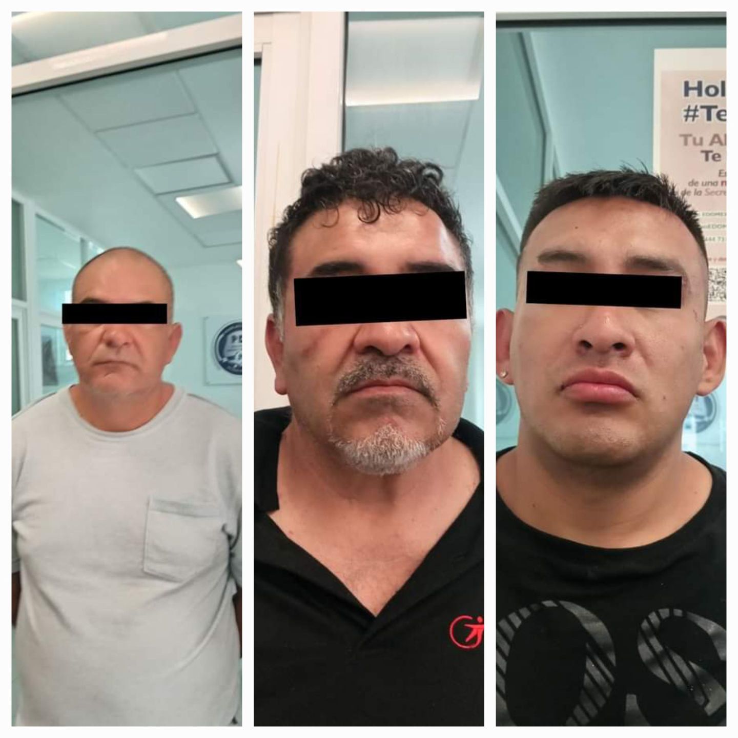 DetuvieronPolicias de Tlalnepantla Edoméx, a tres sujetos que habían asaltado a pasajeros de un autobús