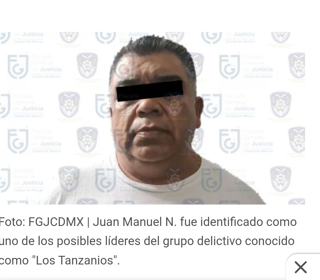 Levan a proceso a El Chucky, líder de Los Tanzanios