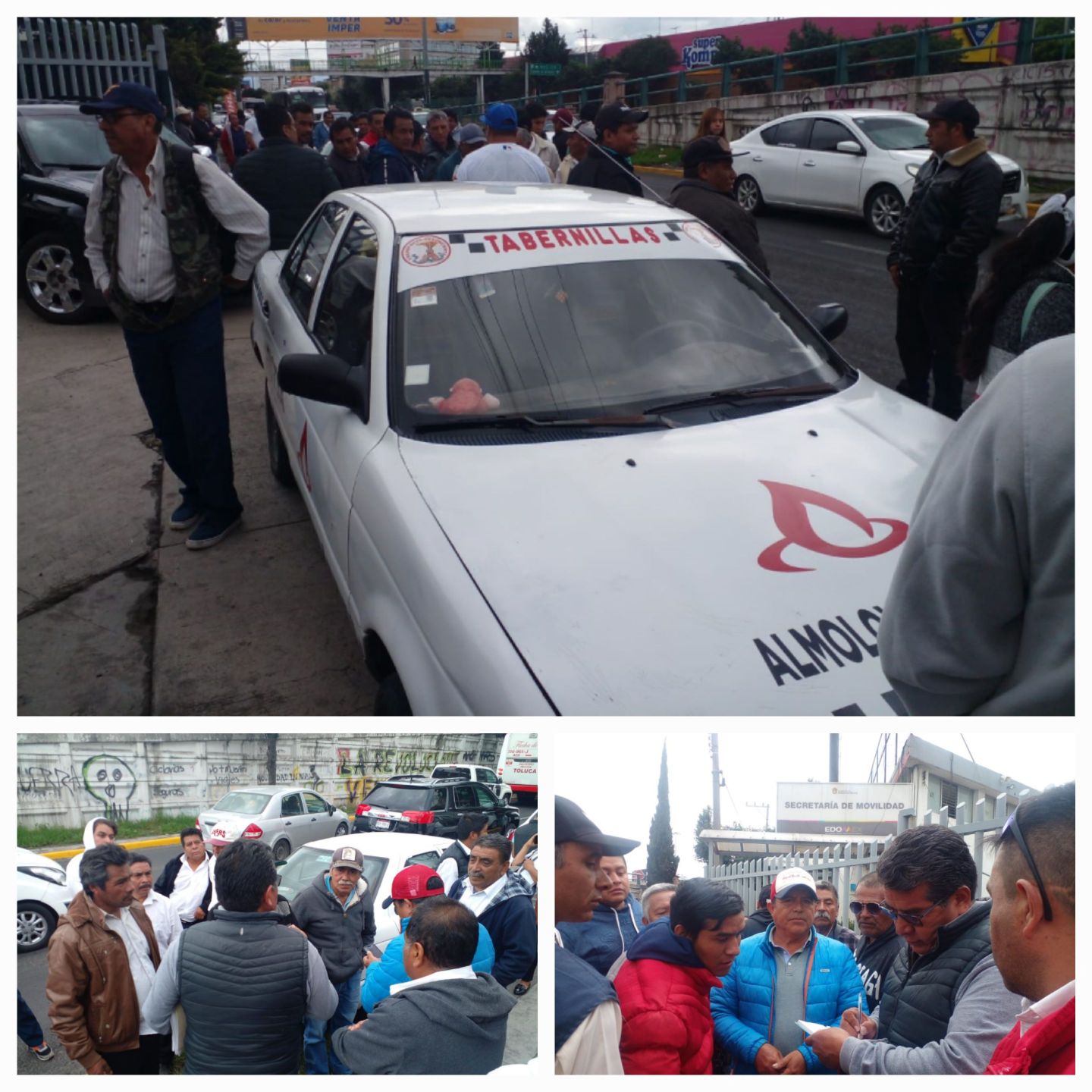 Denuncian Transportistas del Valle de Toluca en el Edoméx, abusos de funcionarios y policías ante SEMOVI