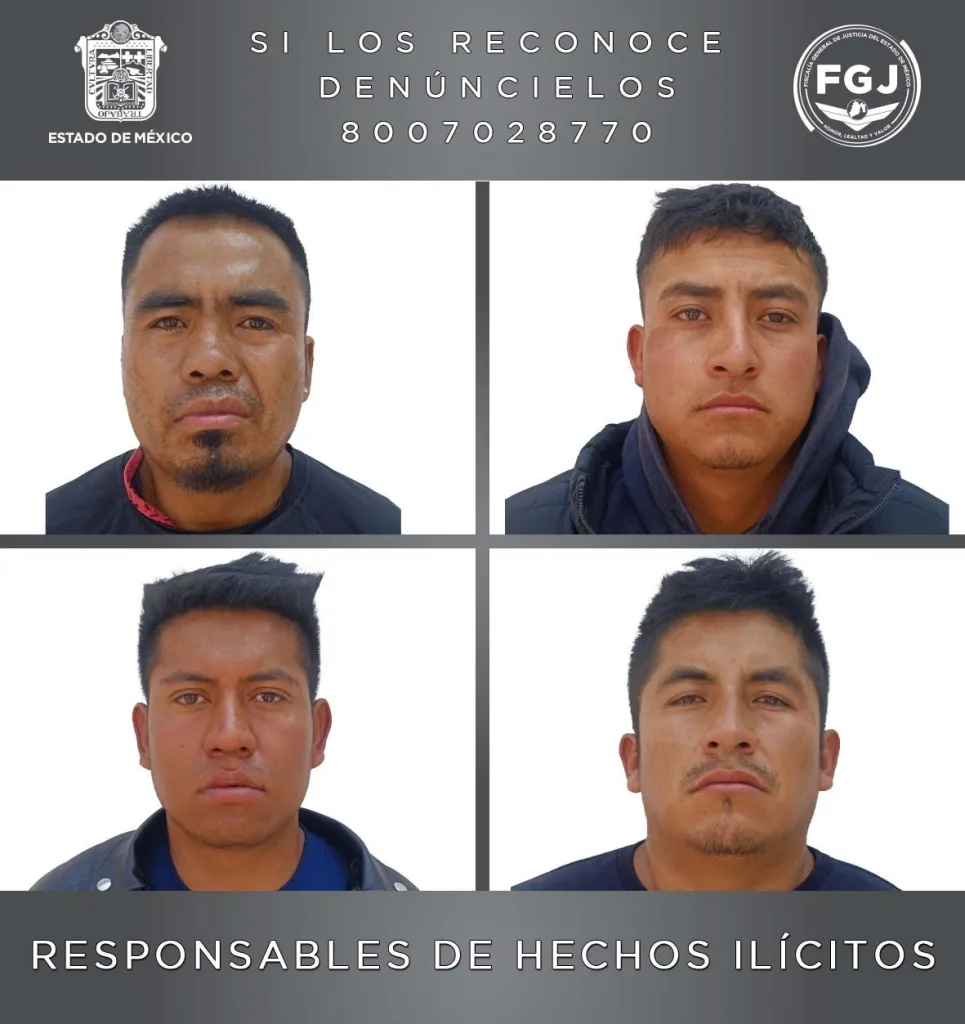 A estos señores Sujetos de Extorsión acusan y los Sentencian a 47 años de Prisión en Edoméx
