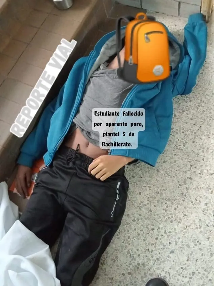 En Naucalpan Edoméx, Alumno de Bachilleres Muere