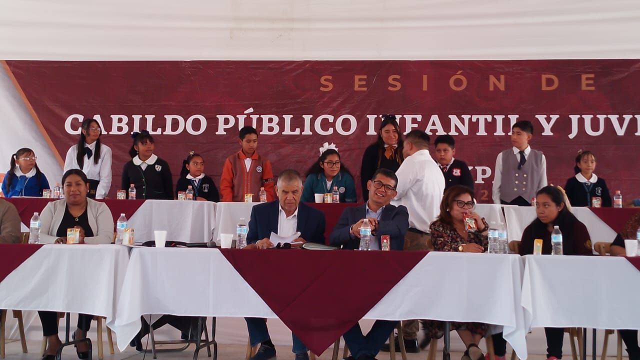 Se realizó con gran éxito la 16 a Sesión de cabildo infantil y juvenil en el poblado de Tepexpan Acolman Edom éx