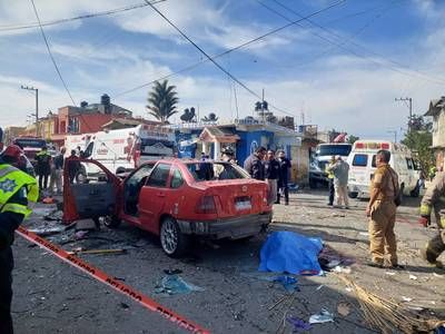 Pirotecnia Estalla en procesión de feligreses en Tepetlixpa Edoméx, hay 12 lesionados y un muerto