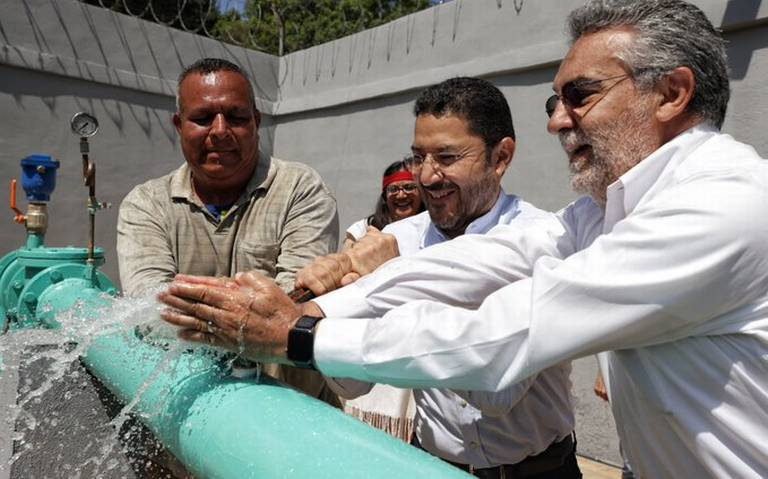 Batres entrega pozos de San Martín Xochinahuac y Pantaco III en Azcapotzalco