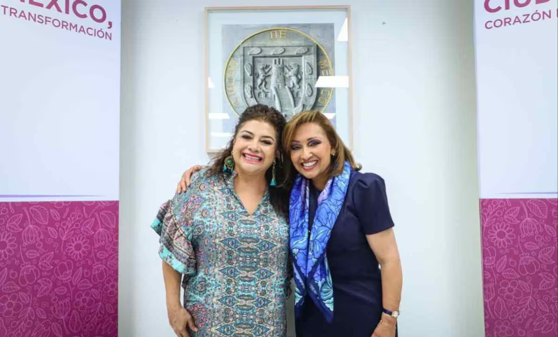 Brugada se reúne con la gobernadora de Tlaxcala, Lorena Cuéllar