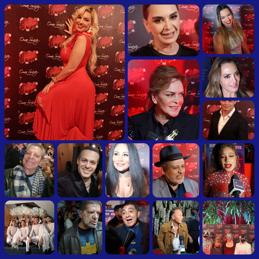 Grandes estrellas desfilaron por la alfombra roja de la obra, Perfume de Gardenias