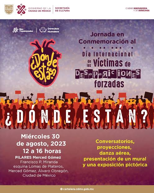 En el marco del Día Internacional de las Víctimas de Desapariciones Forzadas, se reportan más de 100 mil caso s en México