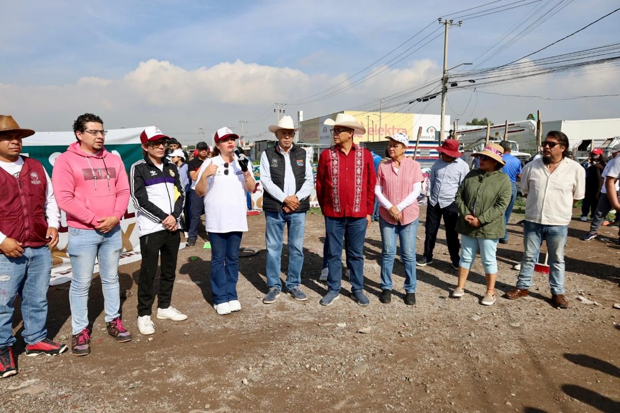 Participan Pueblo y Gobierno de Acolman en  en Edoméx, el programa «Limpiemos NuestroEdomex»
