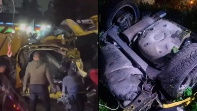 Cinco Muertos dejo Choque de Auto en la México- Querétaro