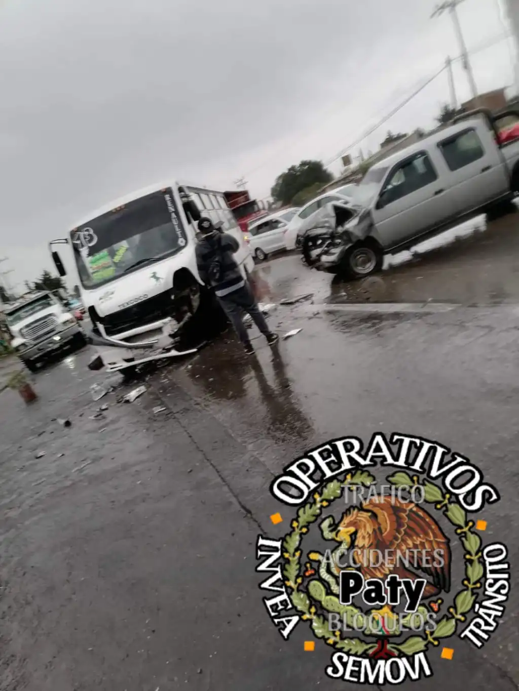 Zona Oriente, Accidente en la Calpulalpan-Texcoco, Lluvias complican tránsito en Santa Inés