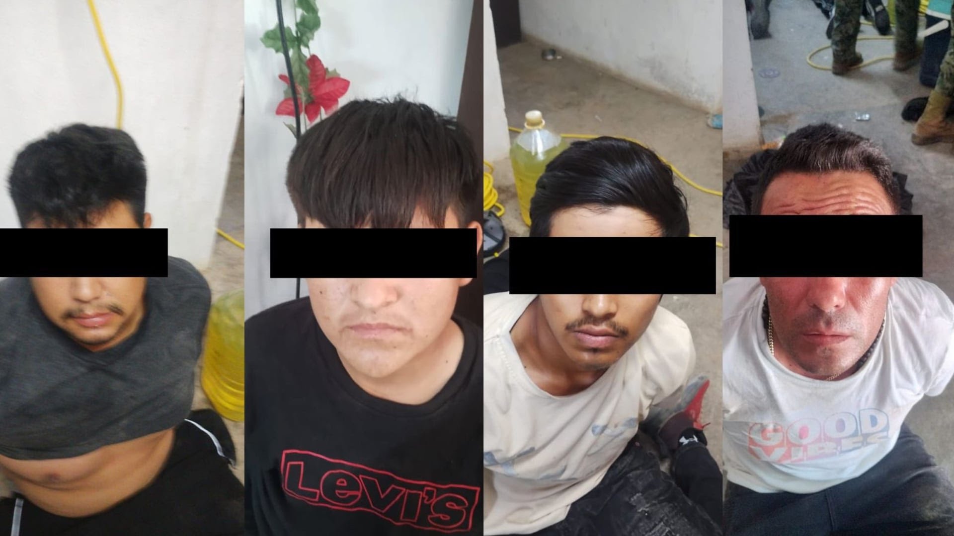 Capturan en Sonora a 4 integrantes del crimen organizado; portaban 6 fusiles AK-47, cařuchos útiles, equipo t áctico y vehículos robados
