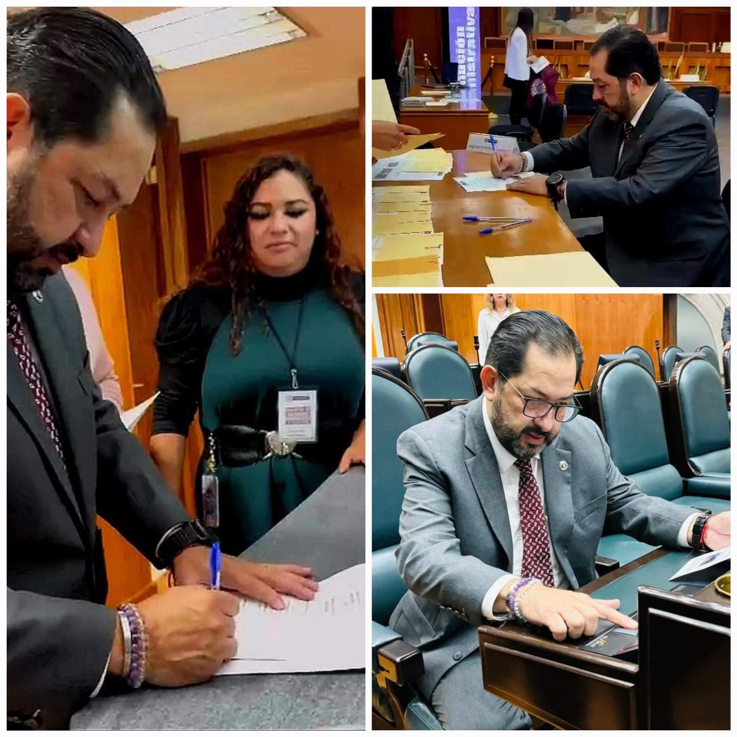 El licenciado Francisco Vázquez se registra formalmente como Diputado Local de la LXII Legislatura del Edoméx