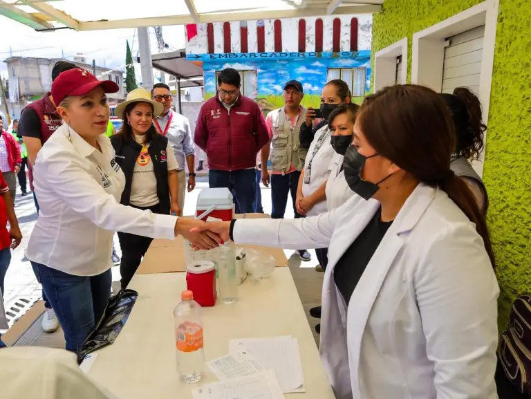 La Gobernadora envía brigadas médicas a San Pedro Cholula, afectada por lluvias en Ocoyoacac Edoméx