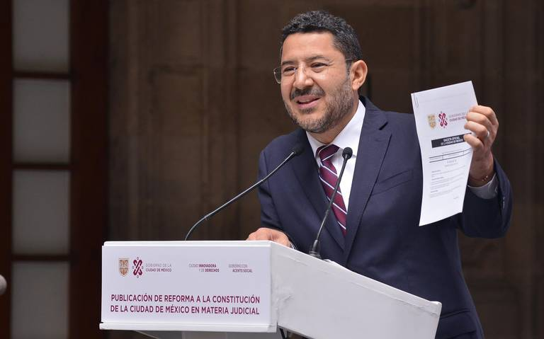 Martí Batres publica reforma al Poder Judicial de la CDMX