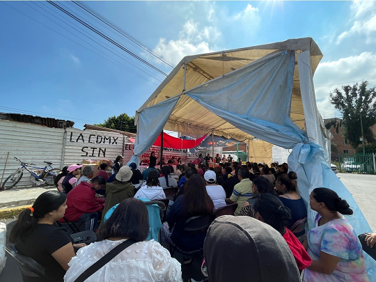 Familias de predio Balli en Iztapalapa exigen ser reubicados por falla geológica