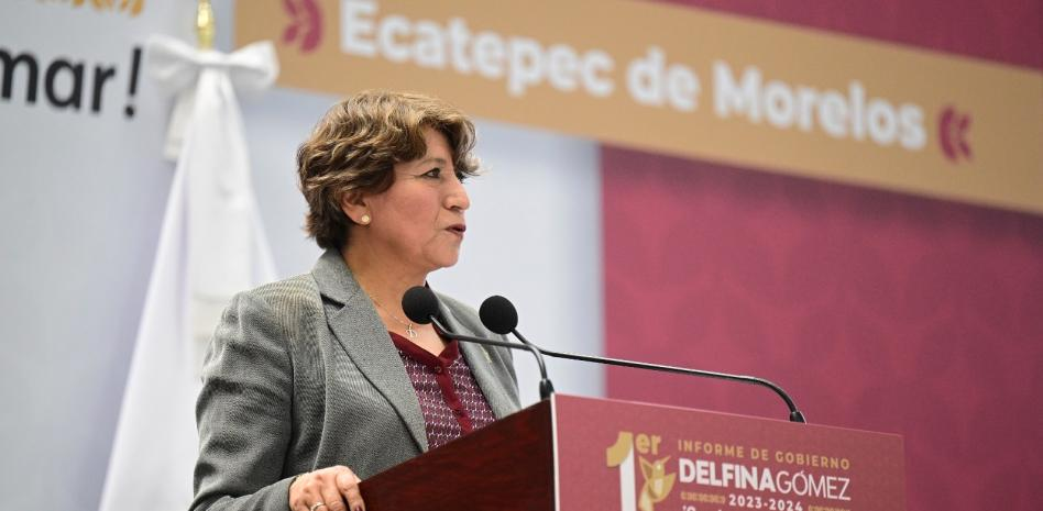 Destaca Delfina Gómez atención en seguridad, movilidad y agua en Edomex